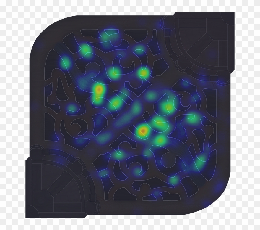 Heatmap Team Koo Blue - Tablet Computer Clipart
