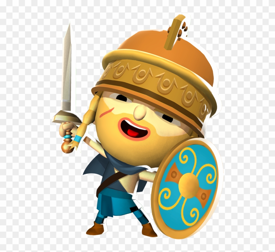 Cartoon Roman Spear Png - Gaul Clipart