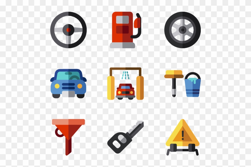 Icons Free Vector Elements - Car Clipart