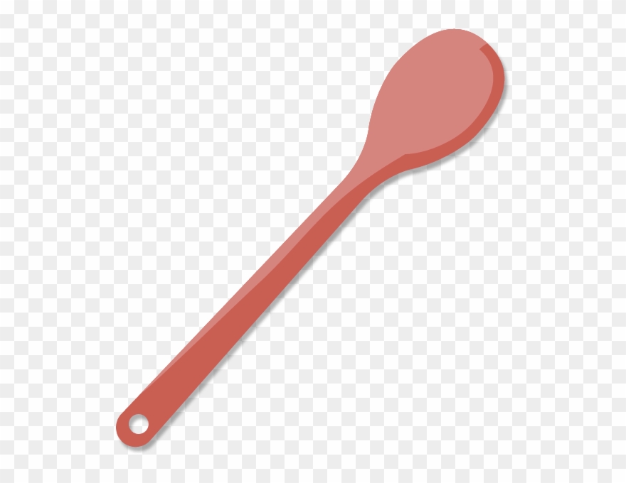 Spoon Clipart Kutsara - Spatula Red - Png Download