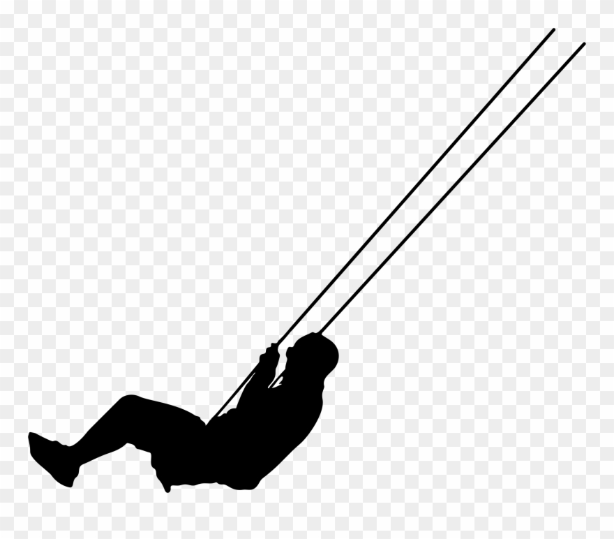 Big Image - Swing Silhouette Clipart