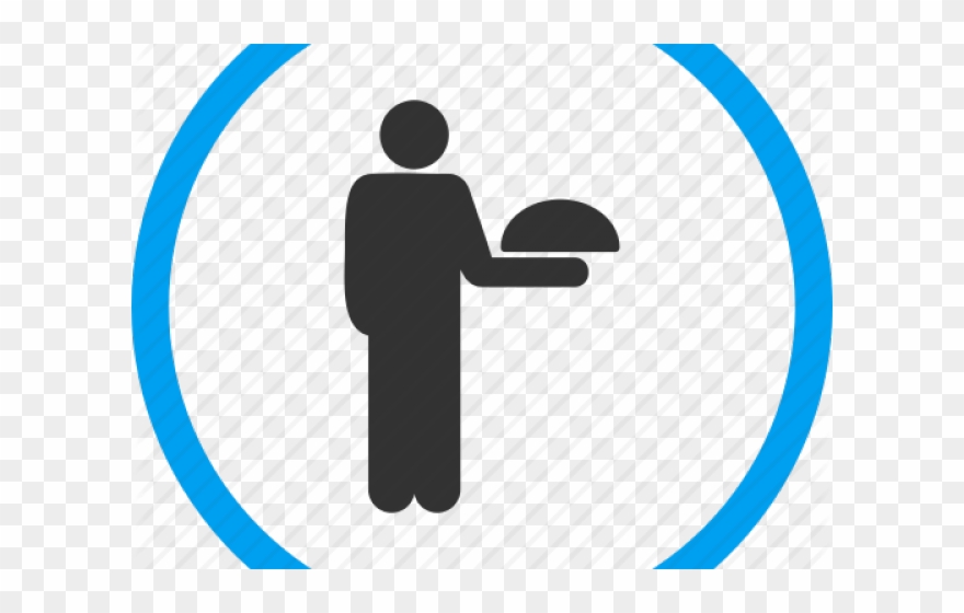 Steward Clipart Restaurant Waiter - Icon - Png Download