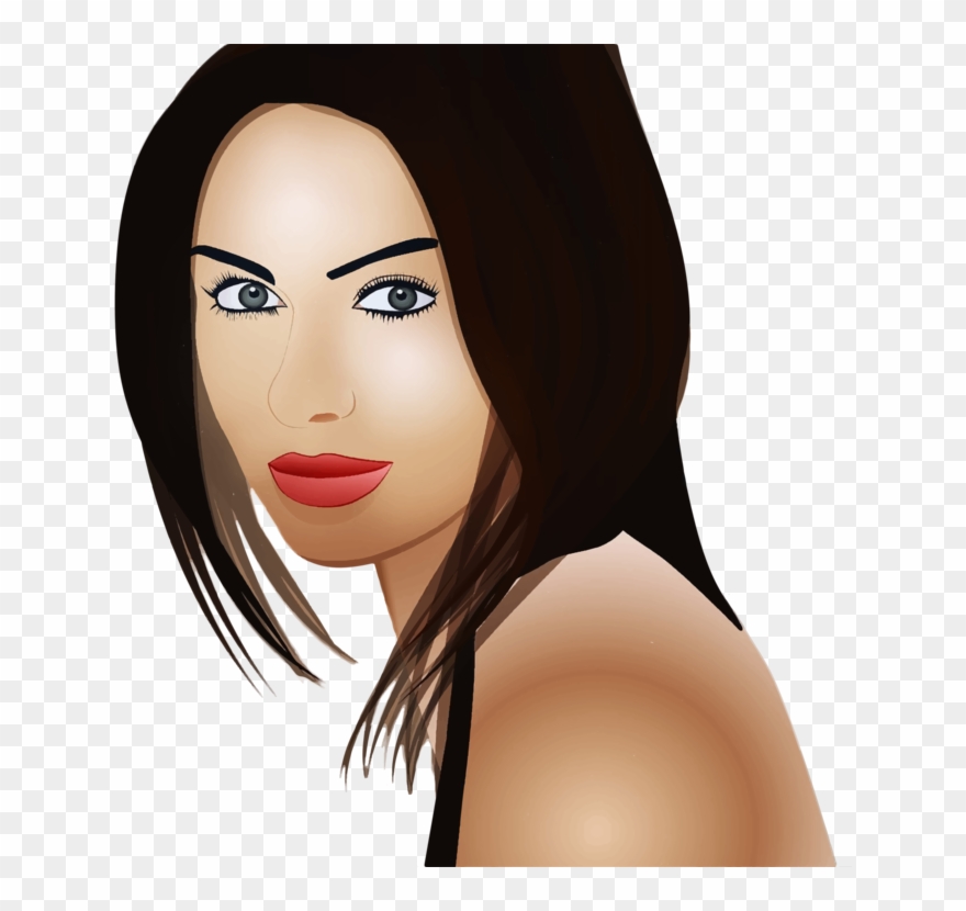 Computer Icons Portrait Woman Cartoon Female - Portrait Woman's Clipart