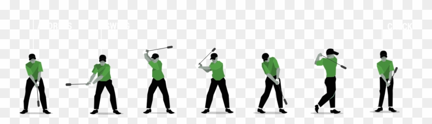 Golf Swing Png Clipart Freeuse - Golf Swing Silhouette Transparent Png