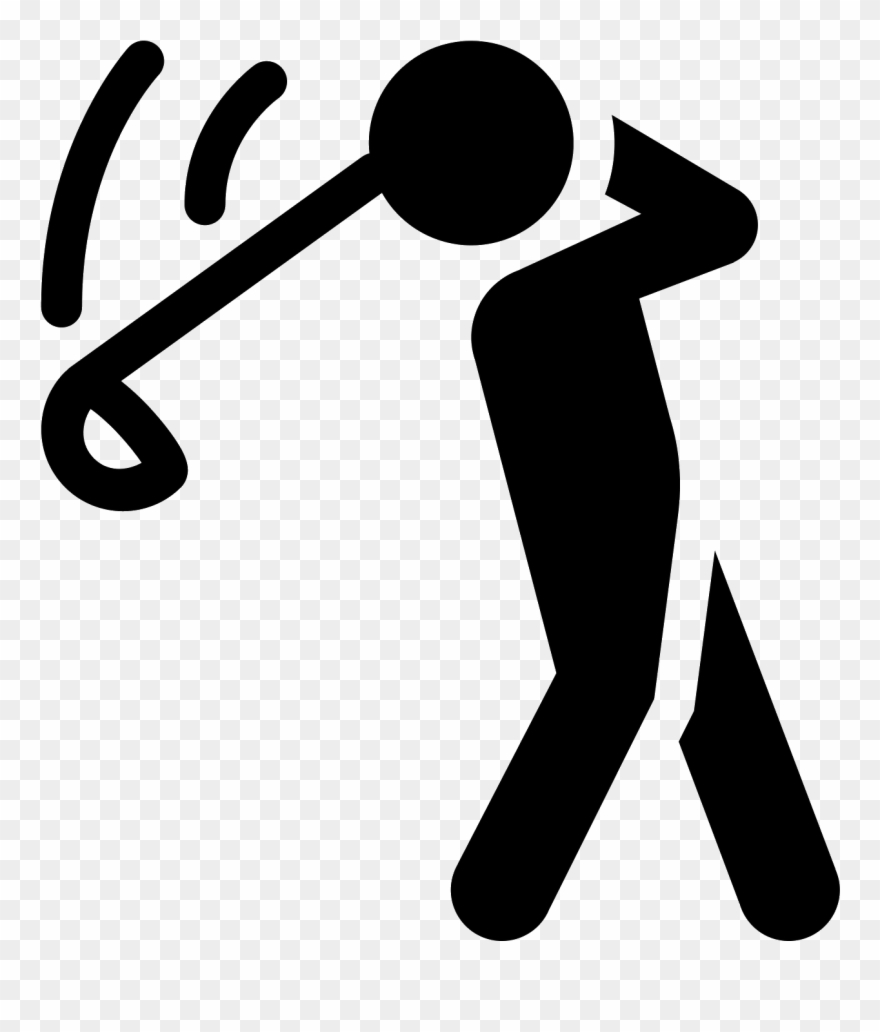 Golf Filled Icon - Golf Icon Clipart