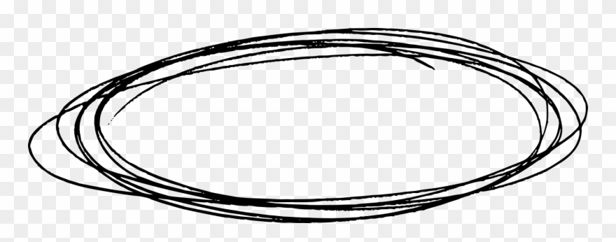 Png Library Download Transparent Scribble Circle - Rabisco De Caneta Png Clipart
