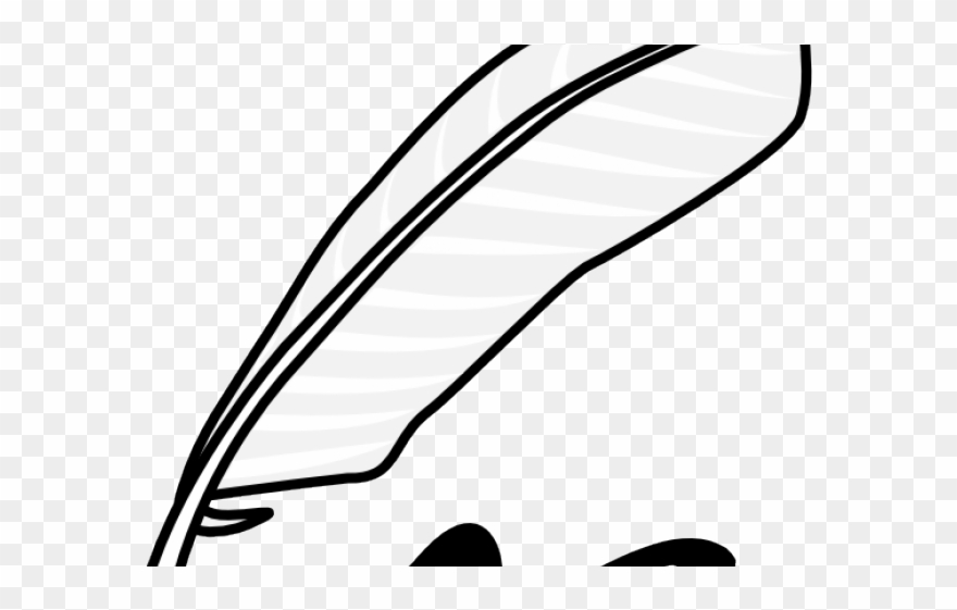 Pen Clipart Quill - Quill Cartoon - Png Download