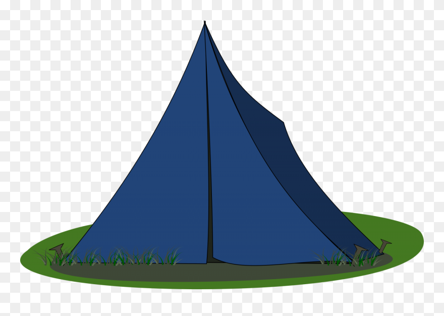 Free Blue Ridge Tent - Blue Tent Clipart - Png Download