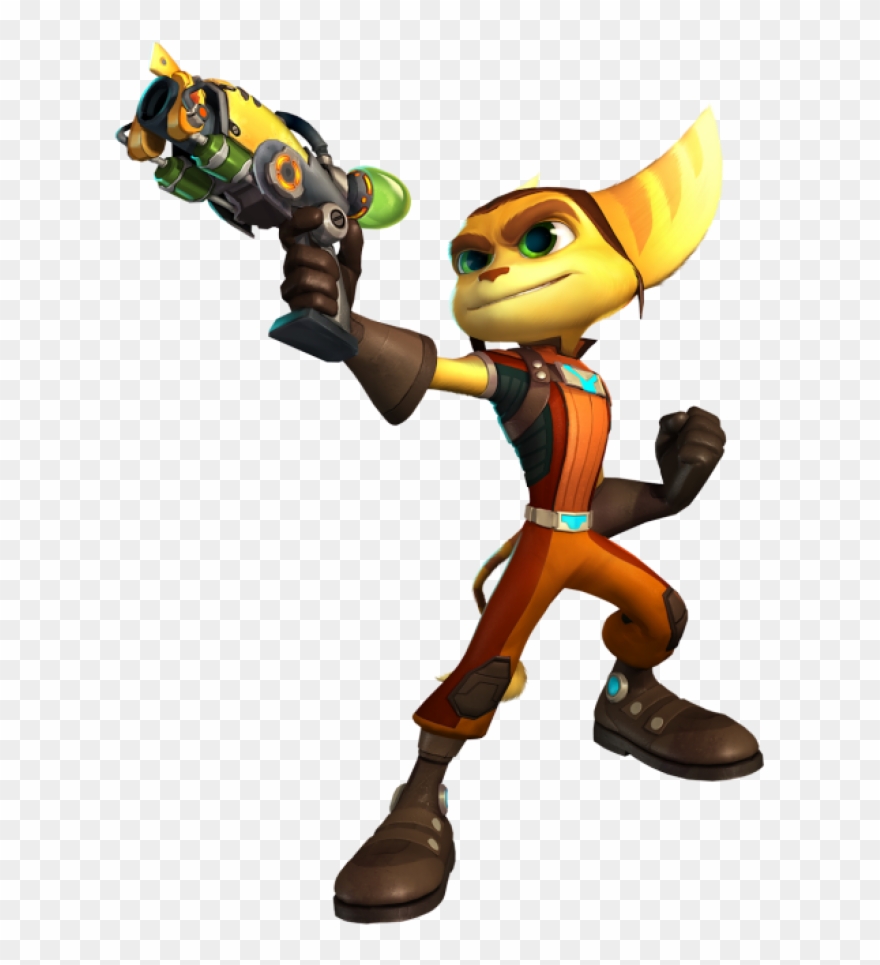 35 - Ratchet - Video Game Characters Png Clipart