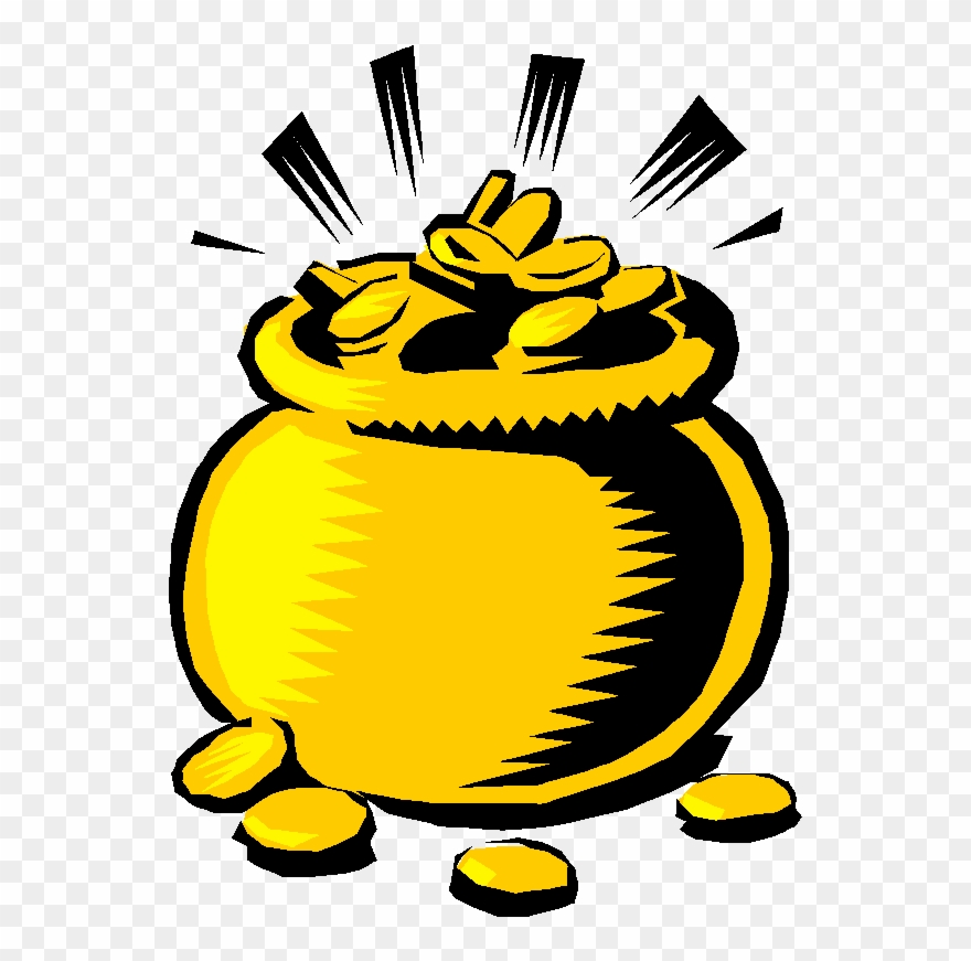 Quest Solution Inc Ques Clipart Pot Of Gold 580 803 - Pot Of Gold - Png Download