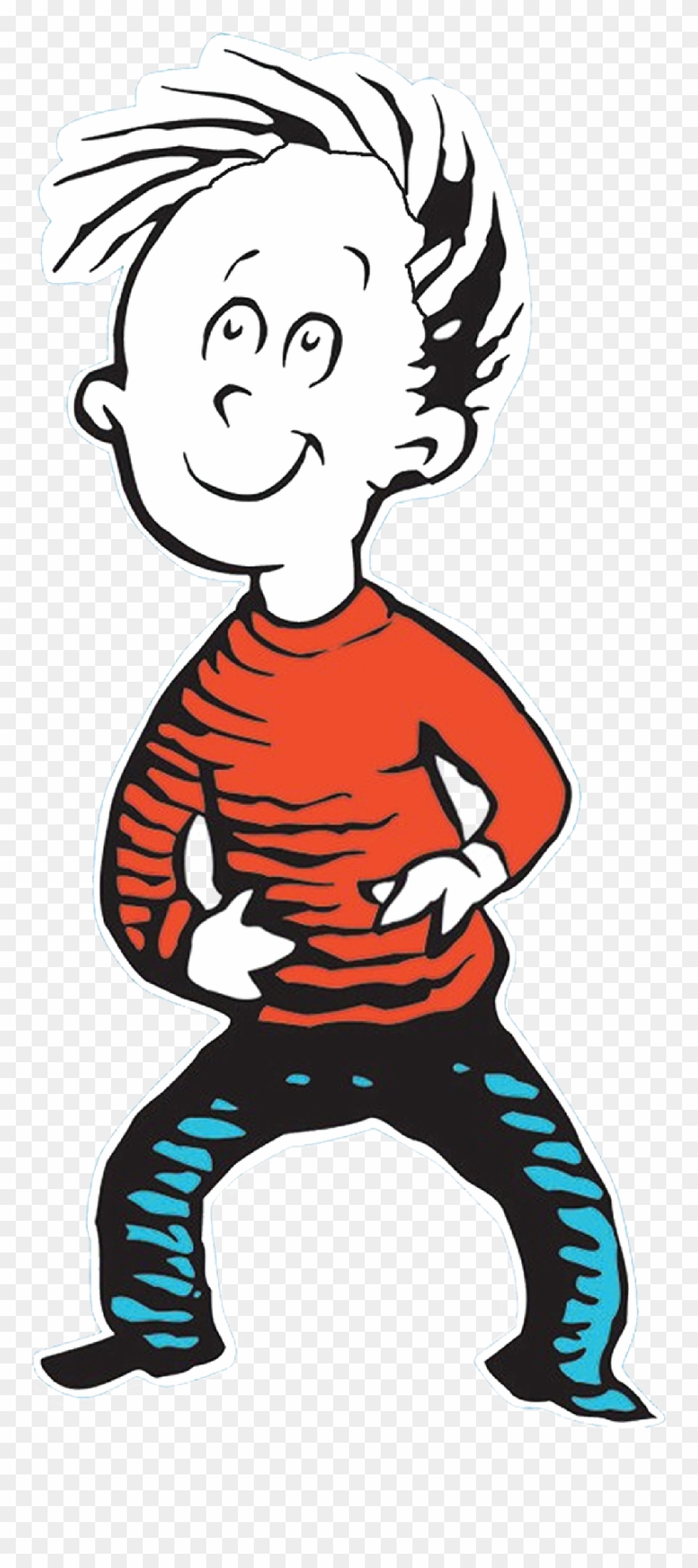 Horton Looks To Gertrude For Help, Realizing That She - Cat In The Hat Brother Clipart