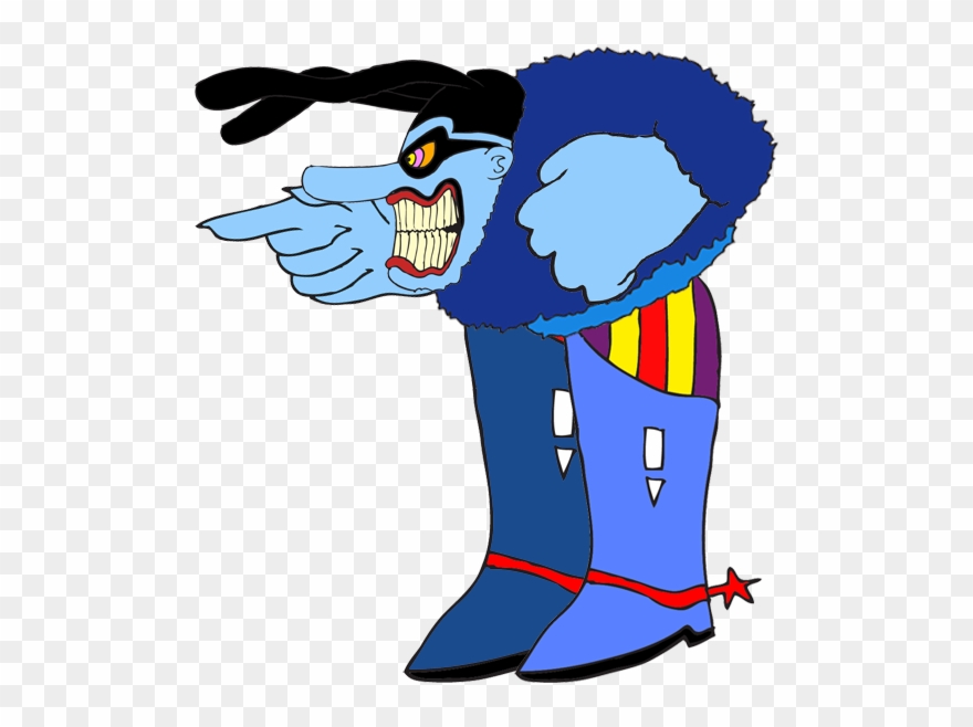 Svg Stock Blue Meanie Skin Treasures - Yellow Submarine Bad Guy Clipart