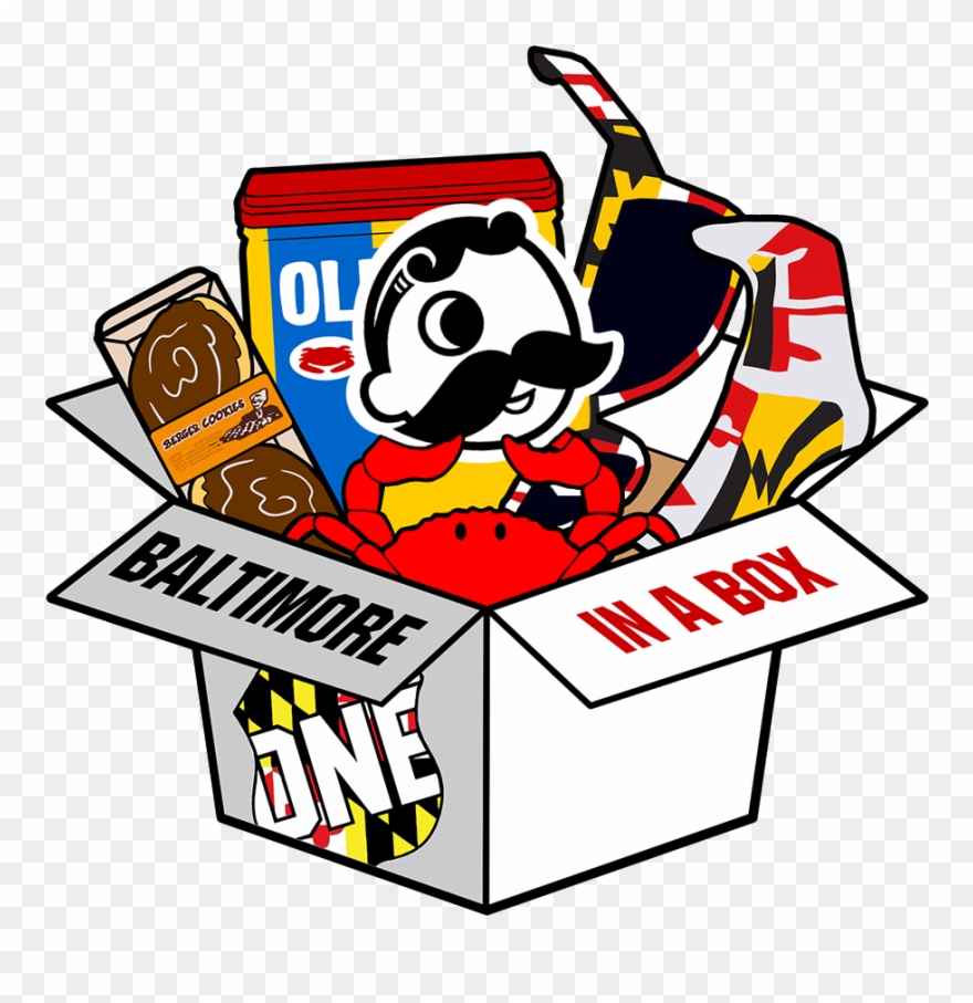 Route One Apparel Box - Baltimore Clipart