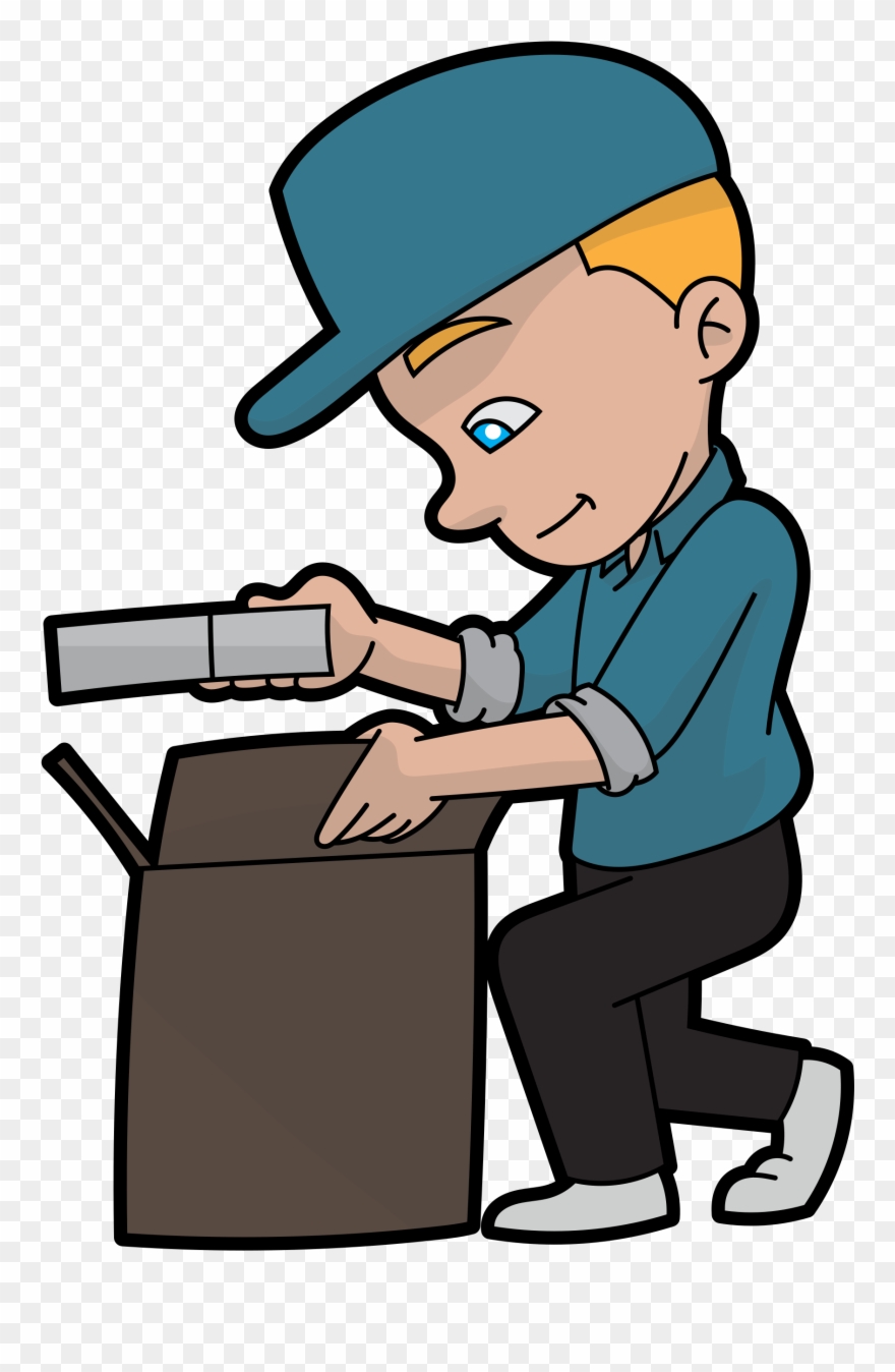 Clip Black And White Box Svg Cartoon - Wikimedia Commons - Png Download