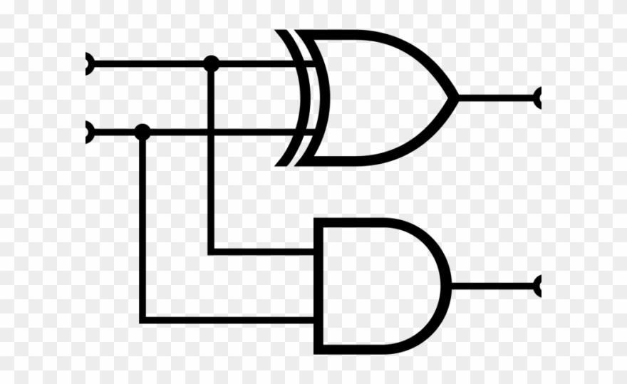 Power Line Clipart Minecraft Redstone - Exclusive Or Ex Gate - Png Download