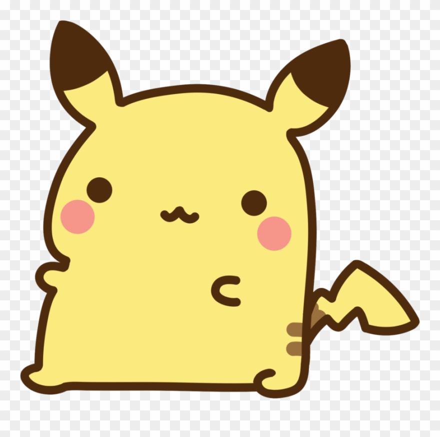 Png Transparent Chibi Transparent Pikachu - Chibi Pikachu Png Clipart