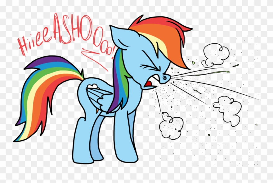 Rainbow Dash Explosion Sneeze By Psfforum - Film Clipart