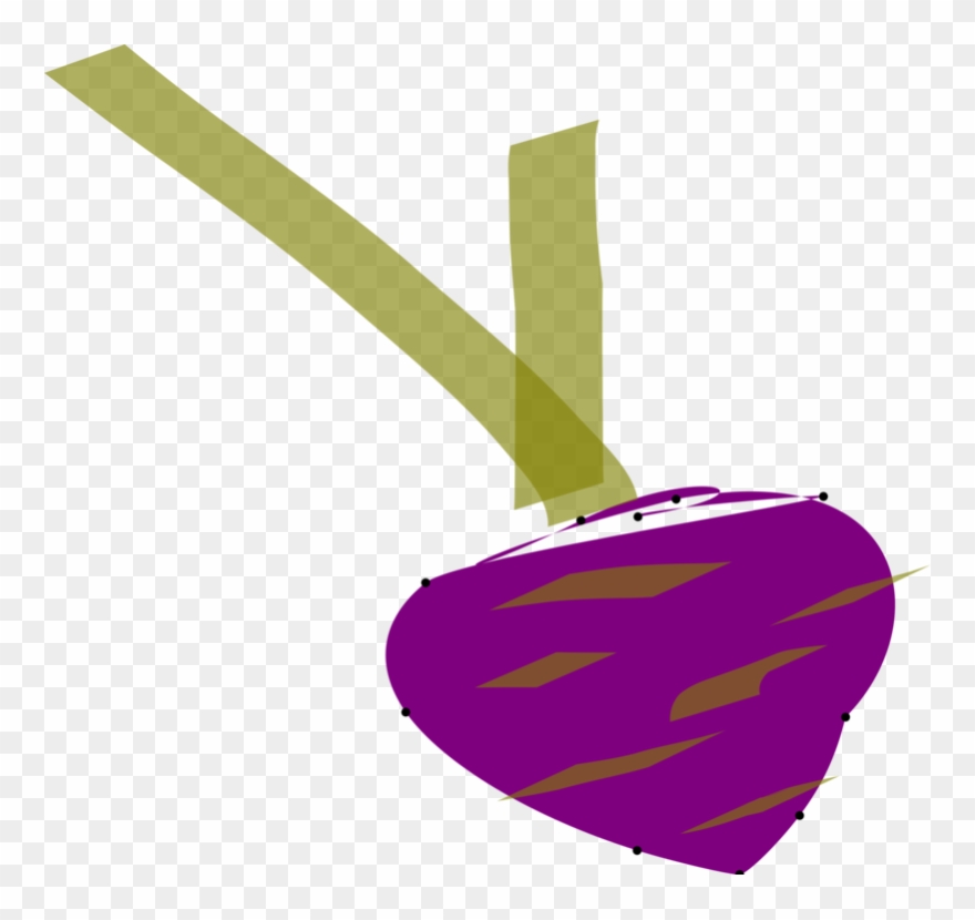 Leaf Download Plants Purple Turnip - Clip Art - Png Download