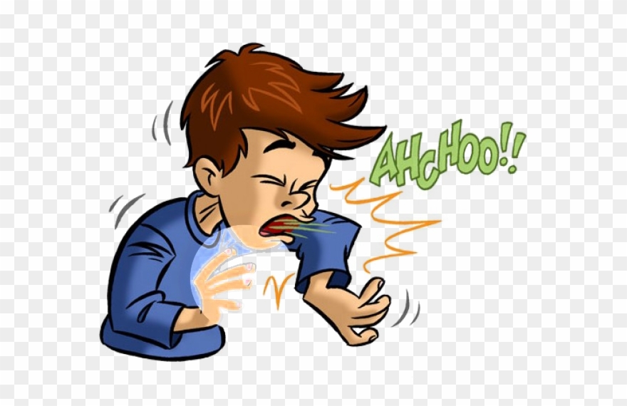 A Sneeze Travels About 100 Miles Per Hour - Common Cold Clipart