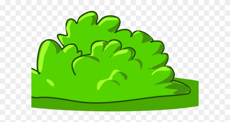 Bushes Clipart Svg - Cartoon Shrub - Png Download