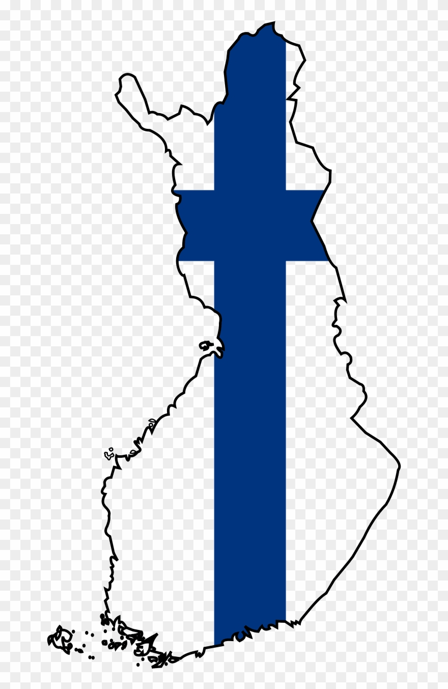 I N The Twentieth Century Finland Was Hugely Impacted - Finland Flag In Country Clipart