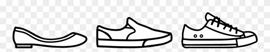 Clipart Shoes Flat Shoe - Woman - Png Download