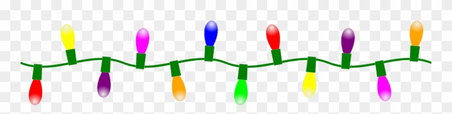 Xmas Vacation Cliparts - Christmas Light Clipart Border - Png Download