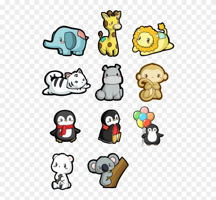 Zoo Animal Stickers - Fun Express Zoo Animal Sticker Roll Novelty Clipart