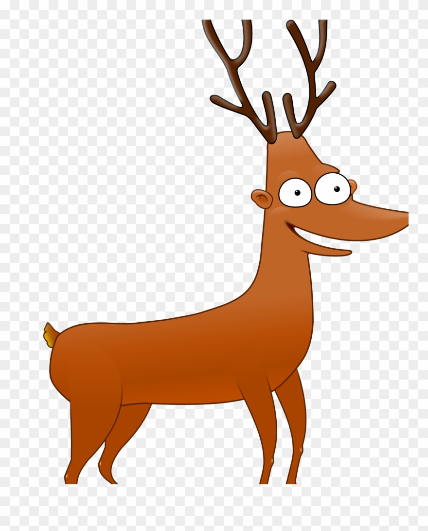 Reindeer Clip Art Transprent Png Free Download - Deer Transparent Png