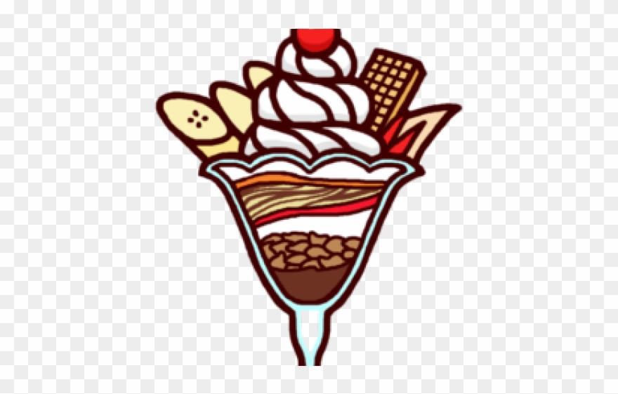 Jelly Clipart Dessert - イラスト 無料 食べ物 パフェ - Png Download