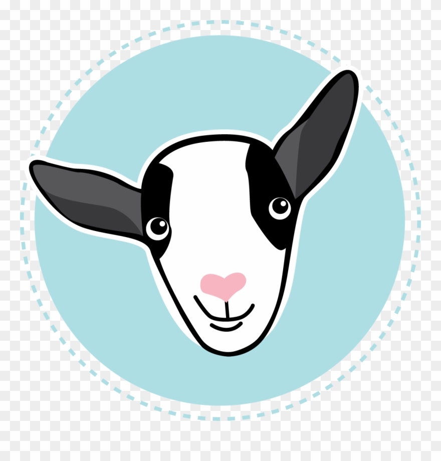 Goat Head Background - Cd Rom Diameter Clipart