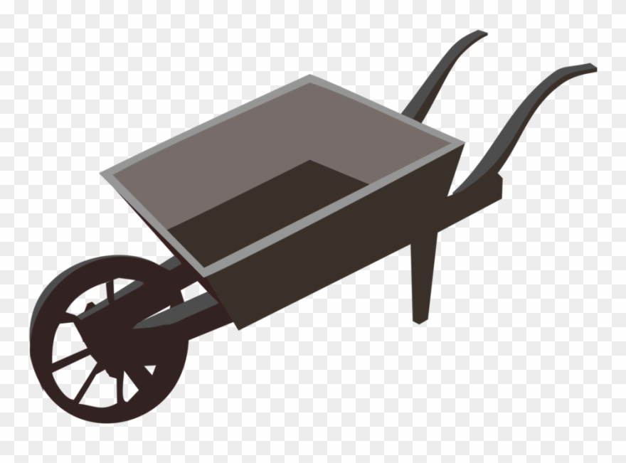 Wheelbarrow Computer Icons Garden Cart - Things With Wheels Clipart - Png Download