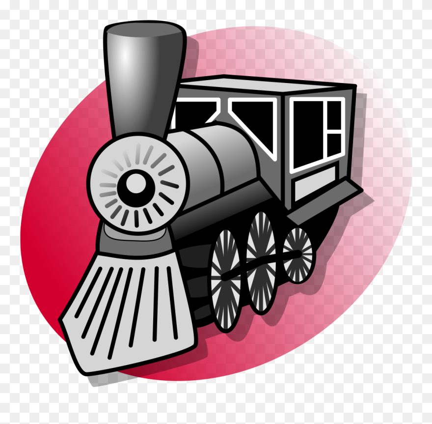 Open - Train Clip Art - Png Download