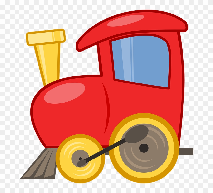 Locomotive Clipart Toy Train - Train Clip Art Toy - Png Download
