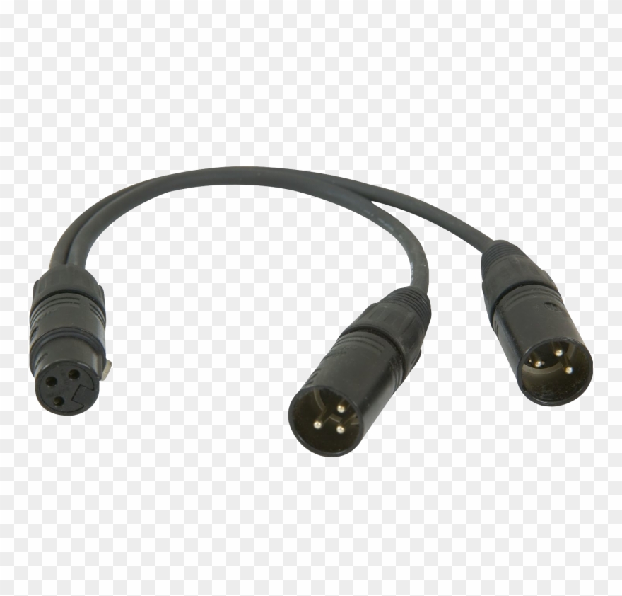 Splitter Cable Image - Pro Co Sound 3-pin Xlr Female Clipart