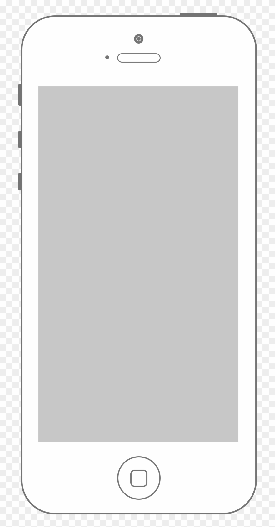Apple Iphone Clipart Blank - Ipad Mockup Horizontal Png Transparent Png