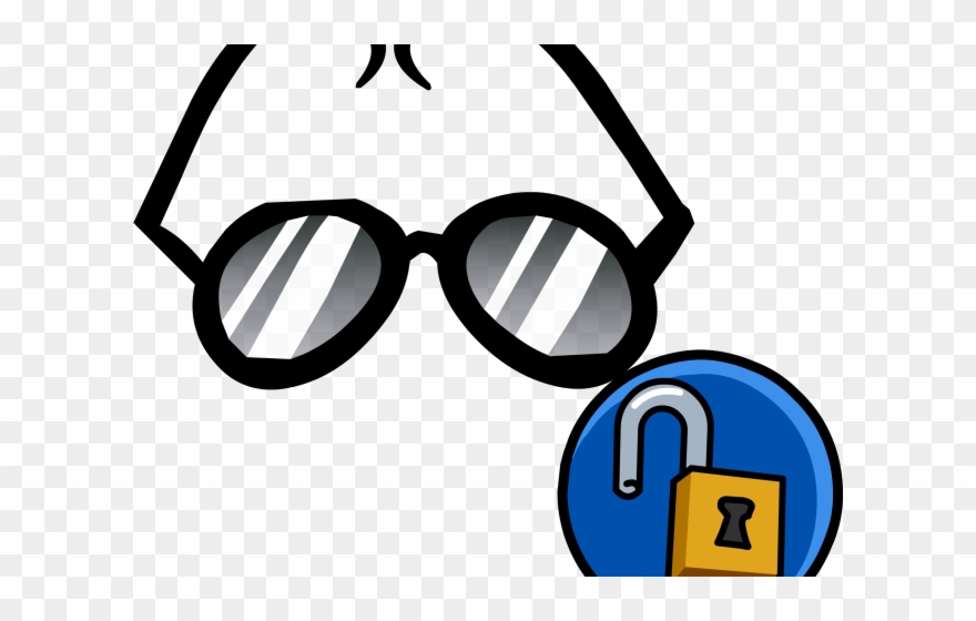 Goggles Clipart Club Penguin - Club Penguin Gary Glasses - Png Download