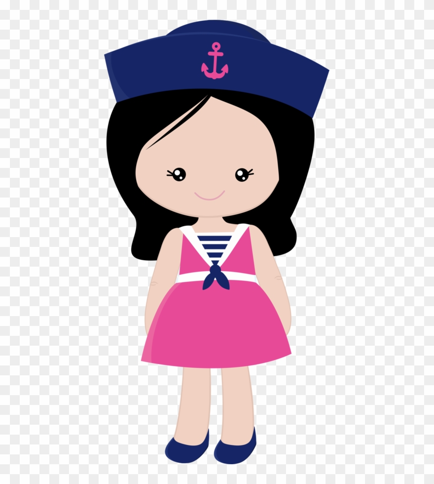 Minus Happy, Clip Art, Printables, Nautical Party - Nautical Girl Clipart - Png Download