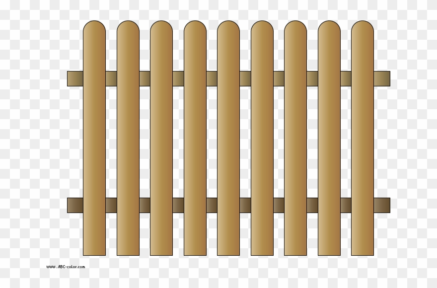 Collection Of Free Home Fencing Cliparts On Clip Art - Wood - Png Download