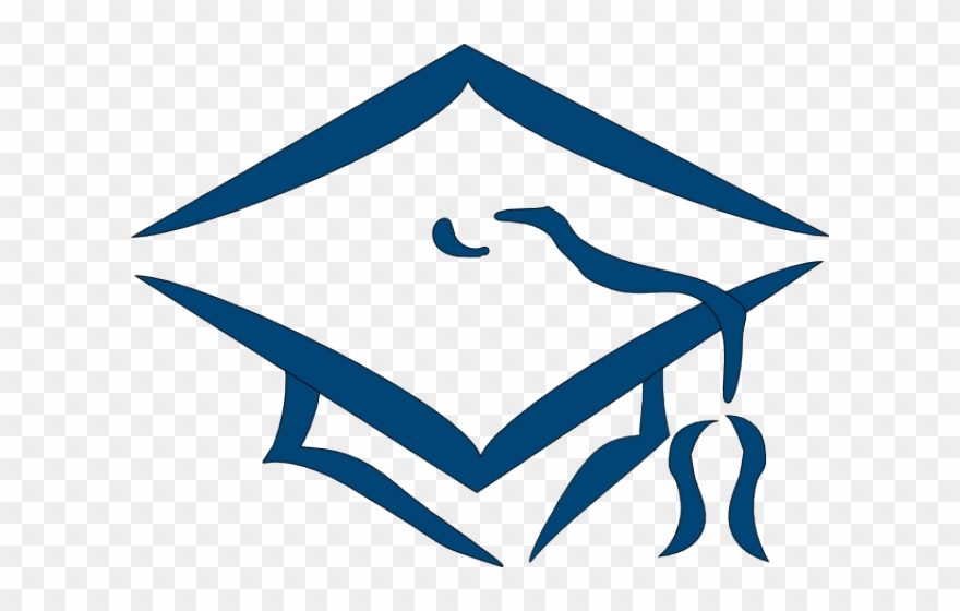 Last Viewed Post - White Graduation Cap Blue Tassel Clipart