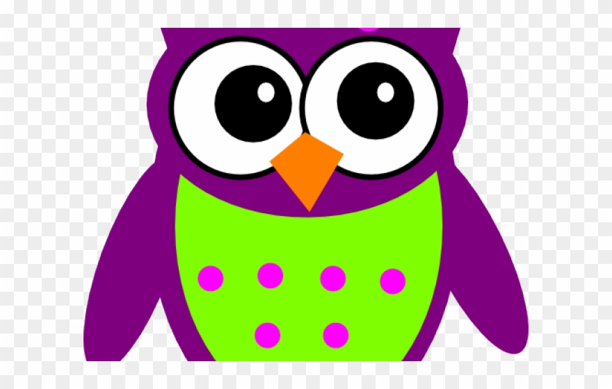 Owl Clipart Color - Cartoon Baby Owl - Png Download