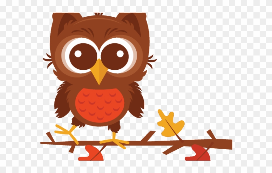 Fall Owl Clip Art - Png Download