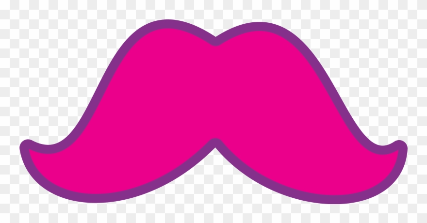 Clip Arts Related To - Colorful Mustache Clipart - Png Download