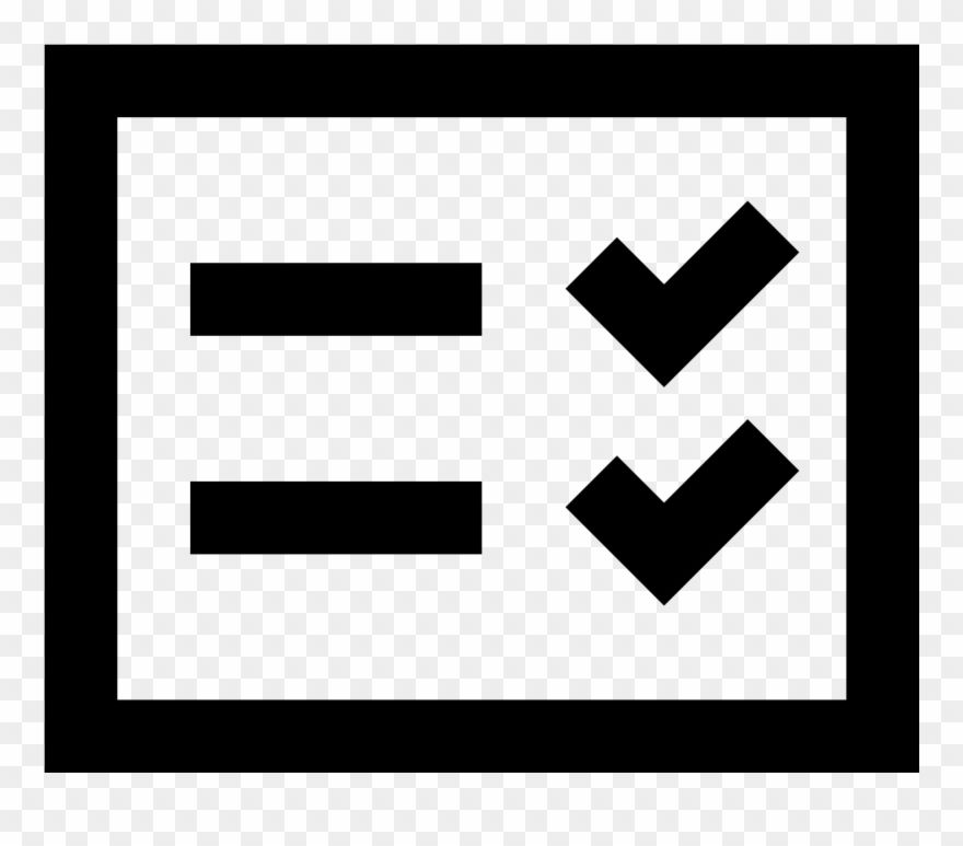 Report Card Icon - Checklist Ico Clipart