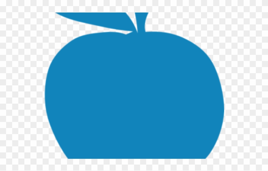 Apple Clipart Teal - Apple - Png Download
