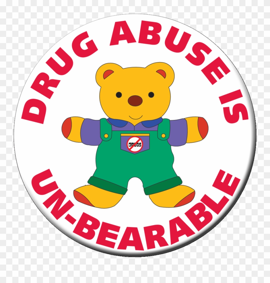 Drug Abuse Is Un-bearable Stickers - Drug Clipart
