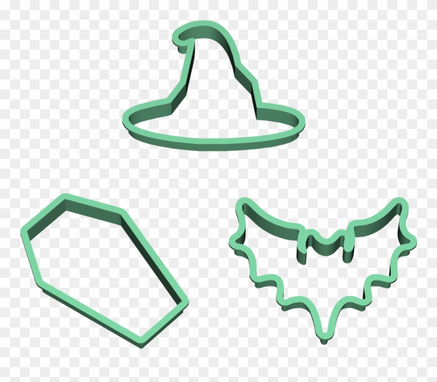 Load Image Into Gallery Viewer, Glow In The Dark Halloween - Cookie Cutter Clipart