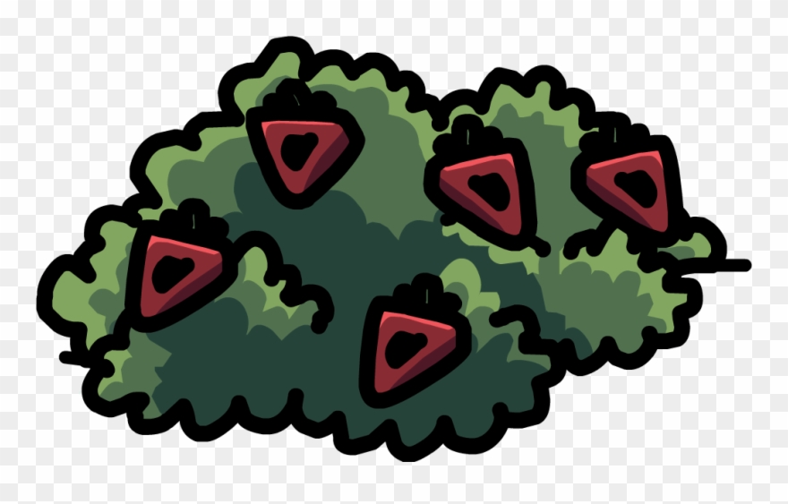 Berries Clipart Berry Bush - Shrub - Png Download