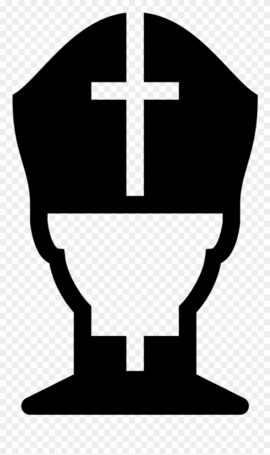 The Pope Filled Icon - White Pope Icon Png Clipart
