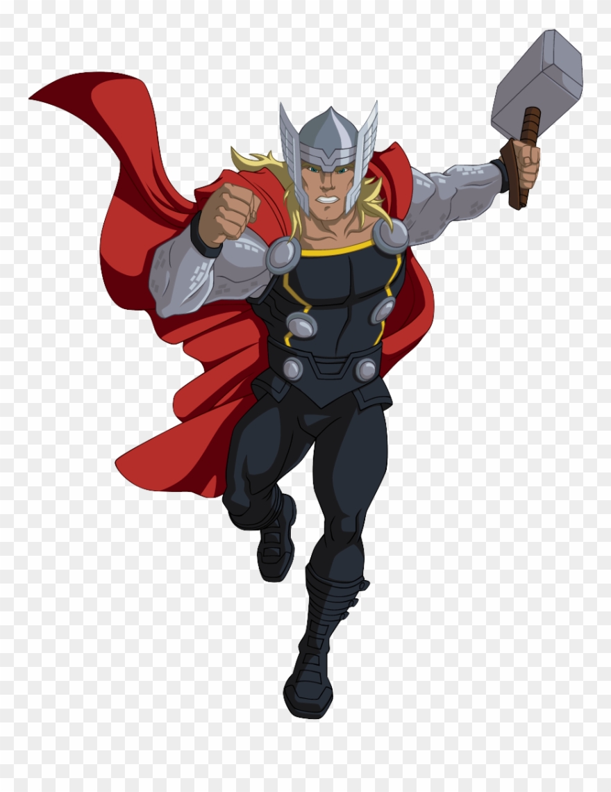Thor Ultimate Spider Man Animated Series Wiki Fandom - Thor In Cartoon Clipart